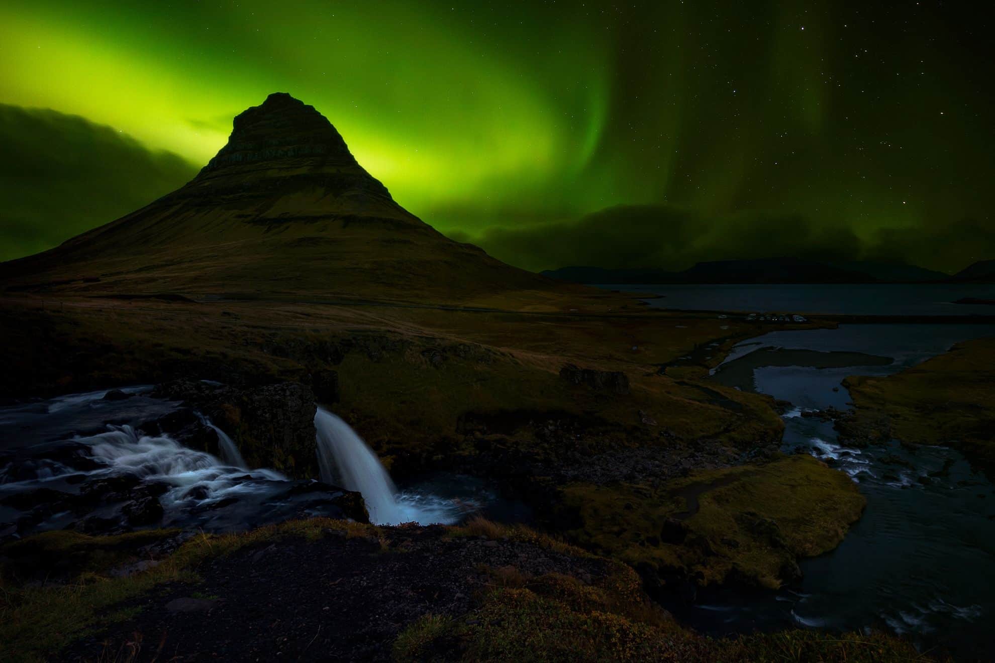 Marika Greco aurora boreale kirkjufell cascate viaggio fotografico islanda