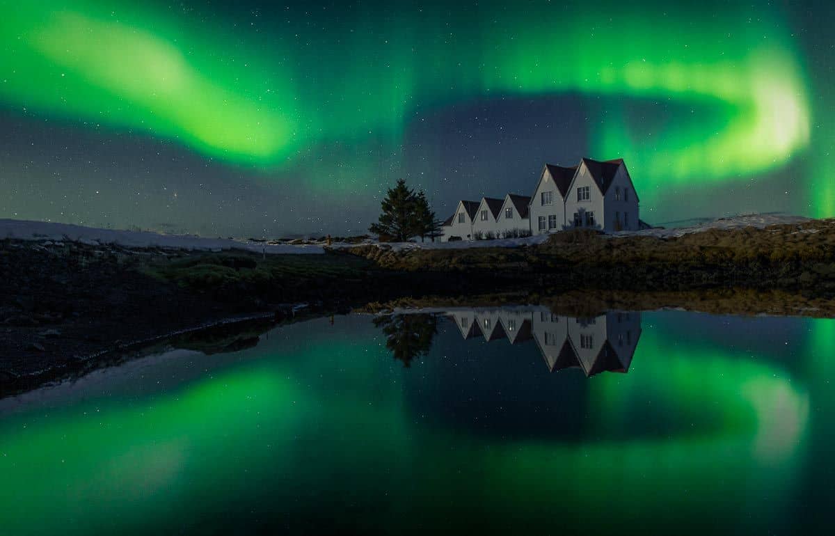 viaggio fotografico islanda foto aurora boreale