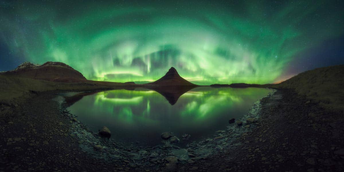 foto del Kirkjufell durante il Viaggio fotografico in islanda
