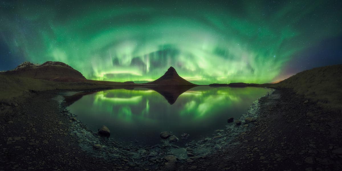 foto del Kirkjufell durante il Viaggio fotografico in islanda