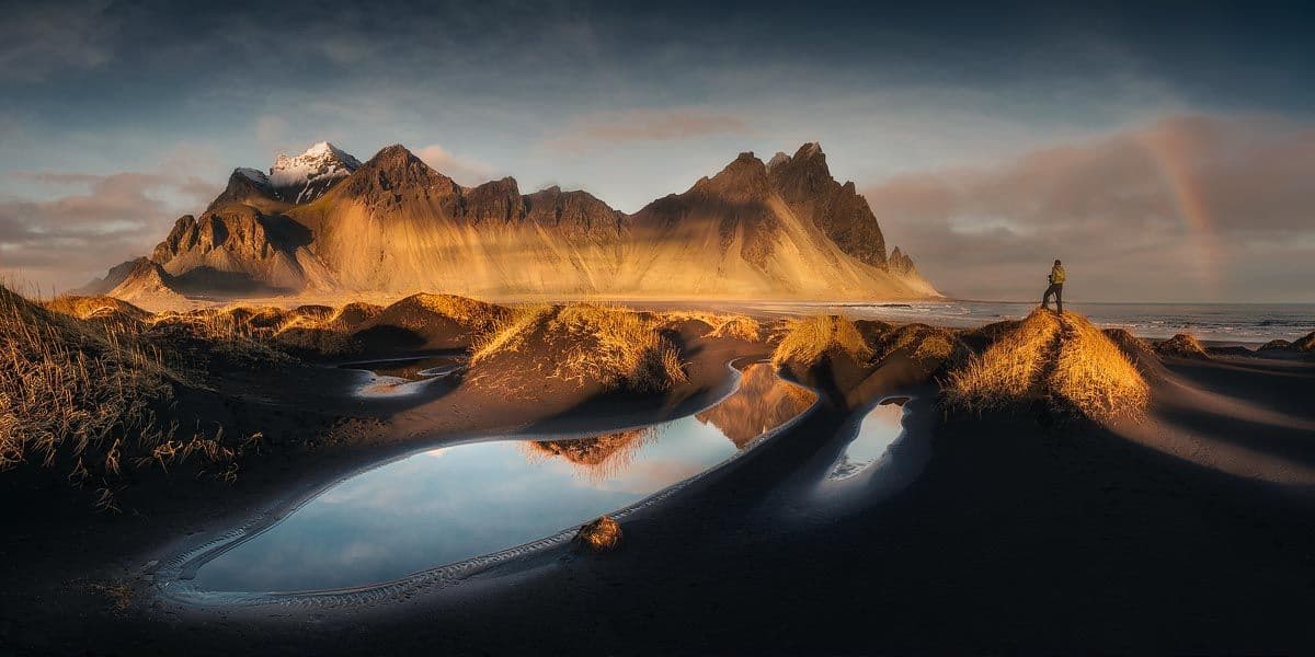 tramonto vestrahorn viaggio fotografico islanda