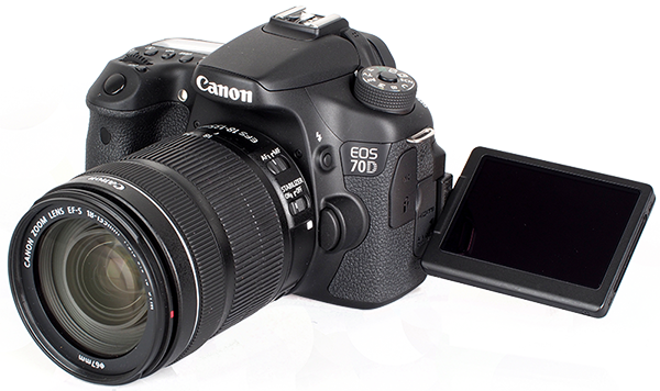 Canon EOS 70D, reflex, APS-C, schermo touch