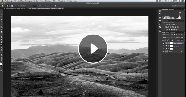 Convertire una foto in bianco e nero, tutorial Photoshop, Fotoritocco,