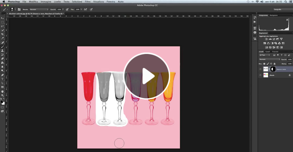 Maschere di livello, tutorial Photoshop, Fotoritocco