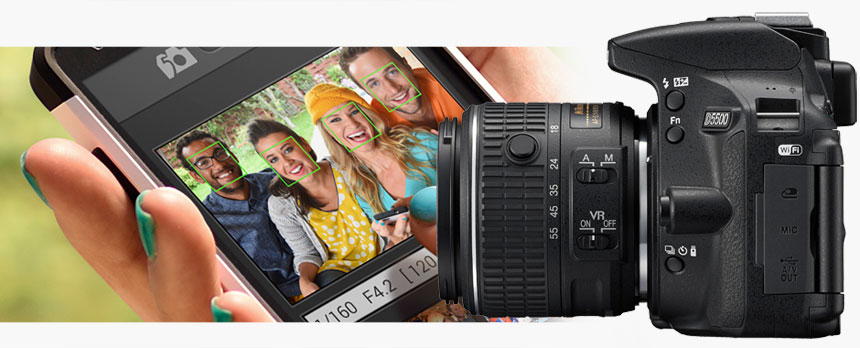 Nikon D5500, Touch Screen, Reflex