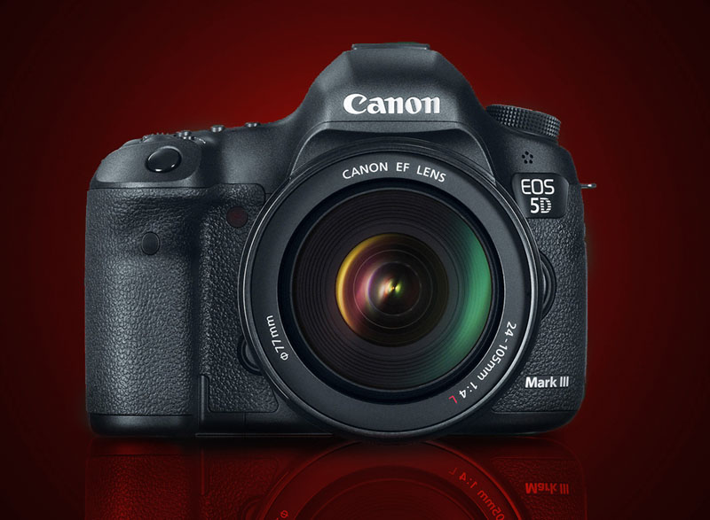 Canon EOS 5D Mark III, Relfex, Full-frame, front