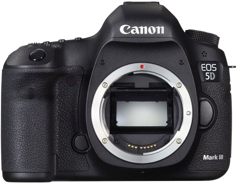 Canon EOS 5D Mark III, Relfex, Full-frame, fronte
