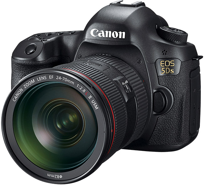 Canon EOS 5DS, Front, obiettivo