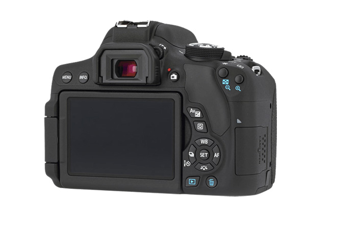 Canon EOS 750D, reflex, posteriore, novità copia