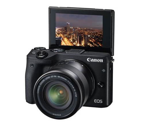 Canon EOS M3, Mirrorless, camera, LCD