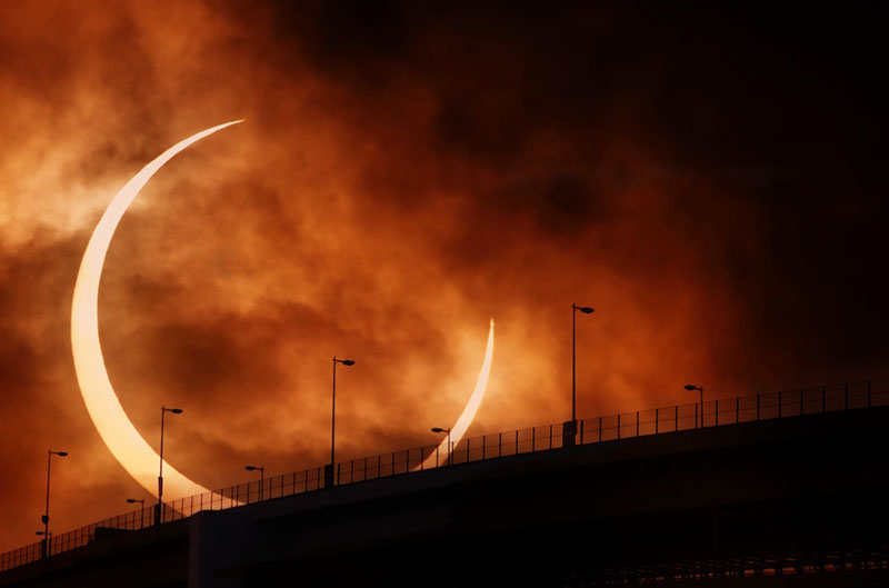 Come fotografare una eclissi solare, tecnica fotografica