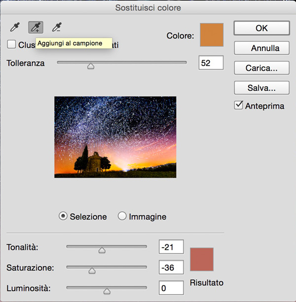 come cambiare colore allo sfondo, tutorial Photosohp, sostituzione colore