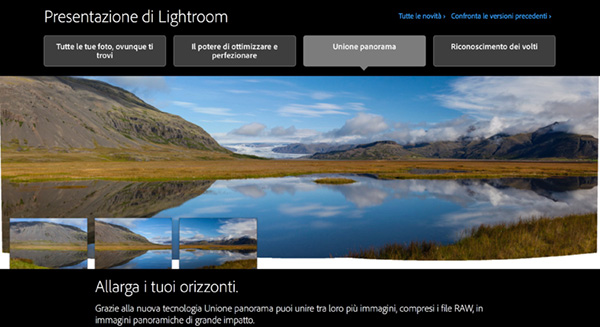 Lightroom 6, foto panoramiche