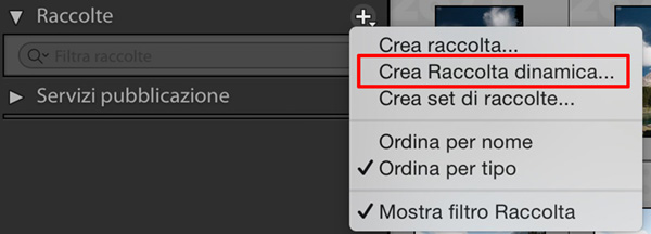 raccolte dinamiche di Lightroom, tutorial Lightroom, fotoritocco