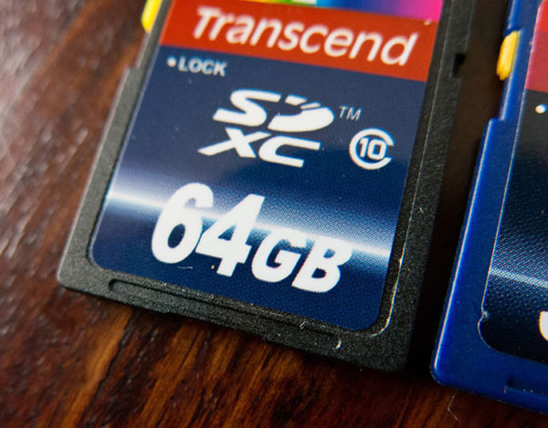memory card Transcend, fake