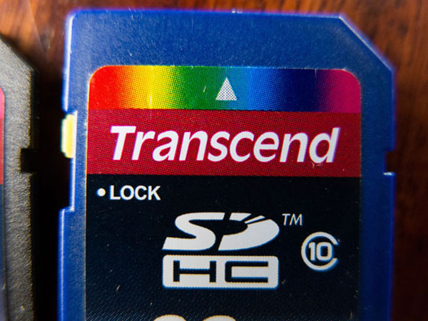 memory card Transcend, originale