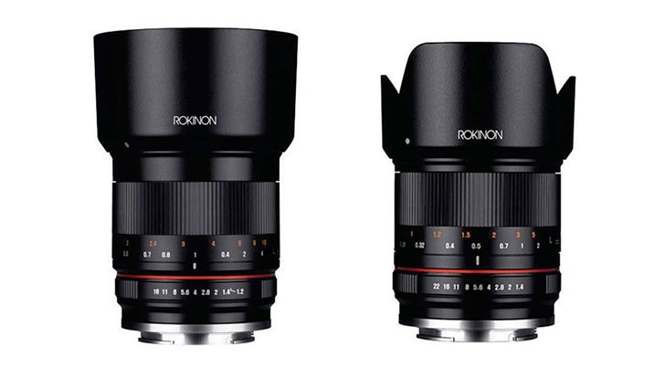 Rokinon 50mm f1.2, Rokinon 21mm f1.4, novità