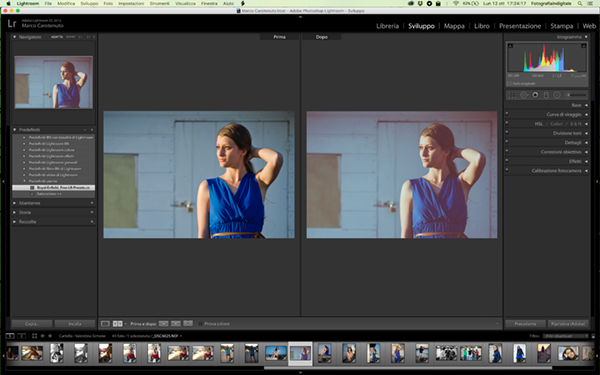 preset di Lightroom