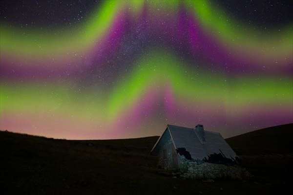 come simulare l'effetto Aurora Boreale