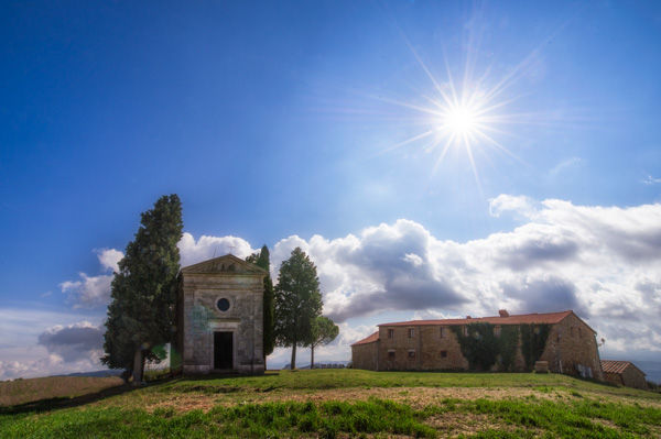 luce a stella, effetto luce a stella