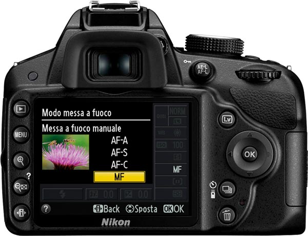 l'autofocus non mette a fuoco