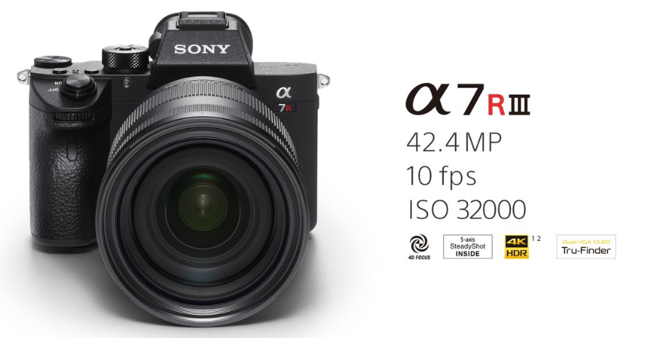 Sony a7R III, mirrorless, full-frame