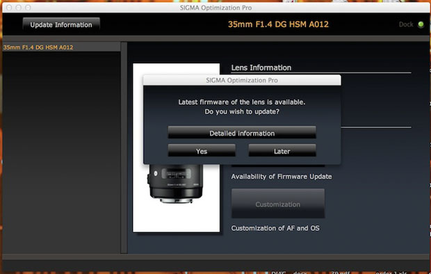 sigma firmware 2.00, aggiornamento firmware sigma