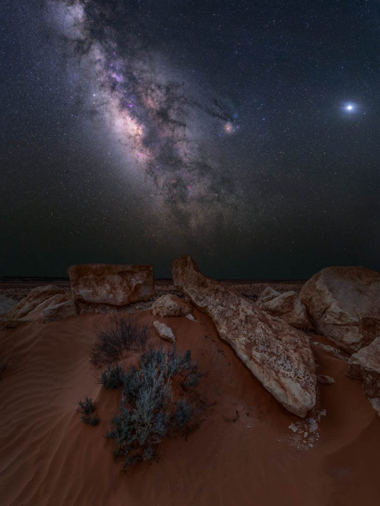 milky way, tunisia, viaggio fotografico