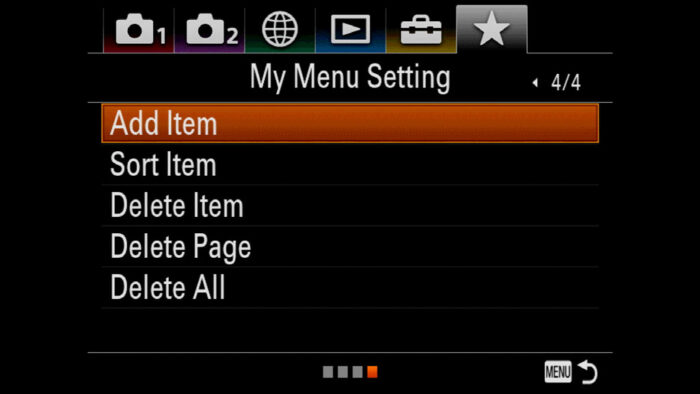 sony a7s3, menu, impostazioni, mirrorless, fullframe 