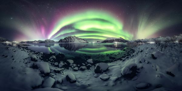 diario di viaggio lofoten aurora boreale