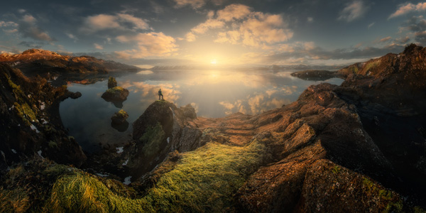 fotografare l'alba sul lago viaggio fotografico islanda