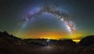 arco via lattea viaggio fotografico la palma