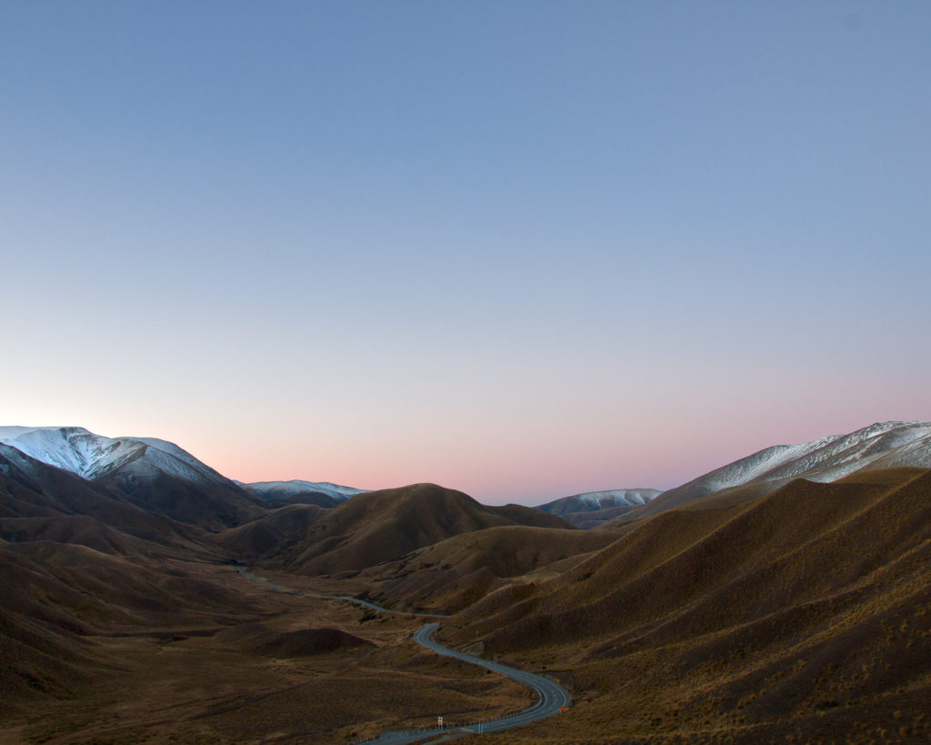 Percorso tra le montagne