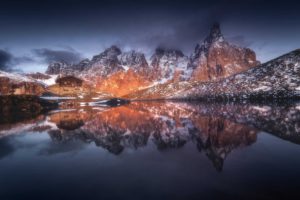 tramonto pale di San Martino