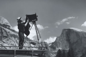 ansel adams durante gli scatti