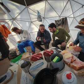 Pranzo al Camping Poicenot