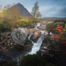 tramonto al Buachaille Etive Mor