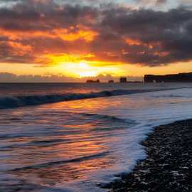 Dyrhólaey al tramonto