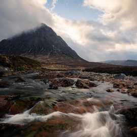 Fiume e Buachaille Etive Mor