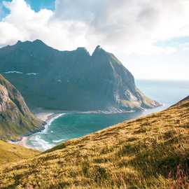 Viaggio fotografico lofoten kvalvika spiaggia