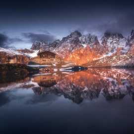 Tramonto pale di san martino