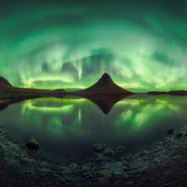 foto del Kirkjufell durante il Viaggio fotografico in islanda