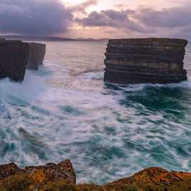 Downpatrick Head tramonto Andrea Cerquone Perpetuini