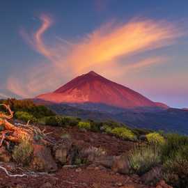 Il Teide al tramonto