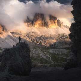 Vista panoramica tre cime di lavaredo