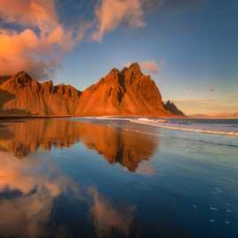 Tramonto al Vestrahorn