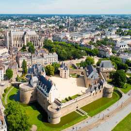 Nantes vista dall'alto