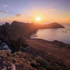 tramonto Ponta de Sao Lourenco Madeira 